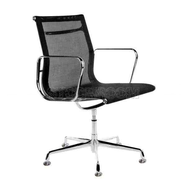 Eames Style Mesh Lowback Fixed Office Chair