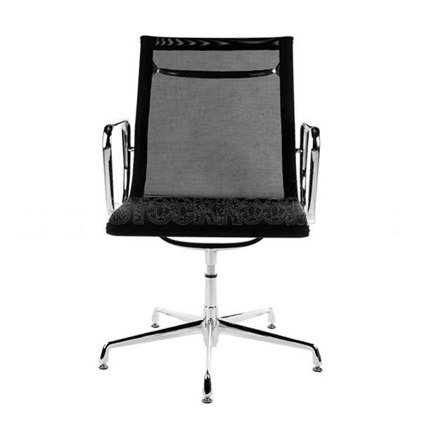 Eames Style Mesh Lowback Fixed Office Chair