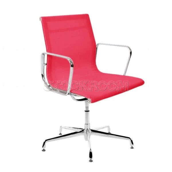 Eames Style Mesh Lowback Fixed Office Chair