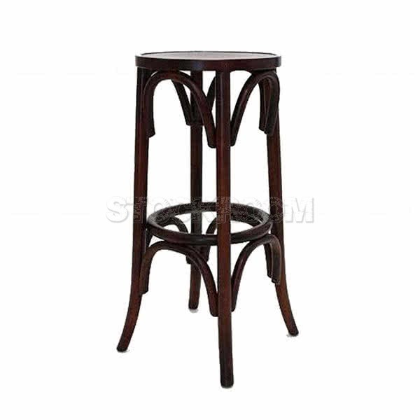 Bistro Style Solid Wood Bar Stool 