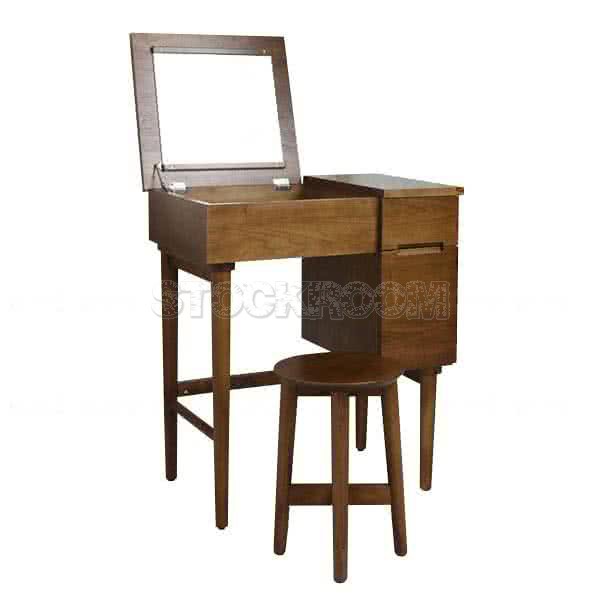 Lyna Solid Wood Dressing Table