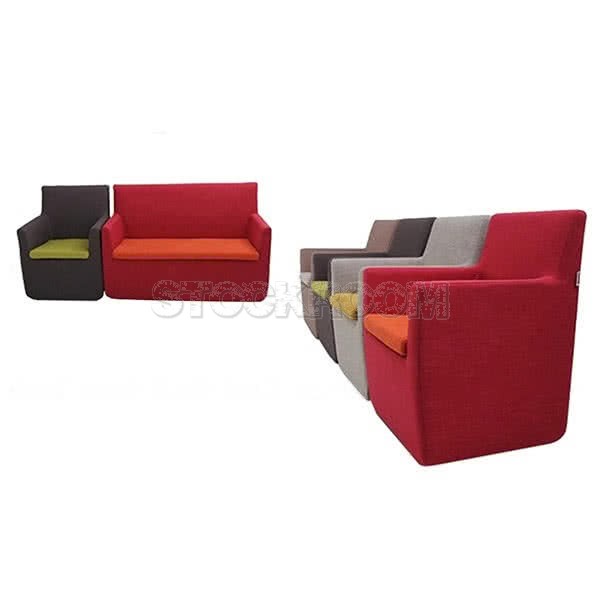 Viktor Multi-Color Sofa - 2 Seater