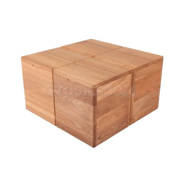 Crew Solid Wood Multi-functional Modular Storage Cube