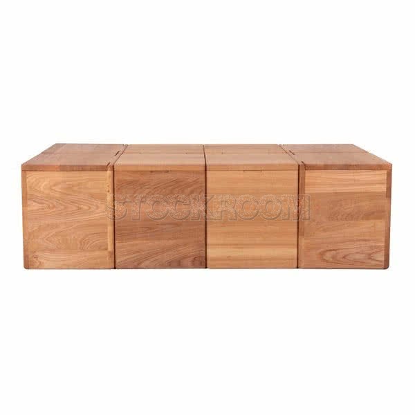 Crew Solid Wood Multi-functional Modular Storage Cube