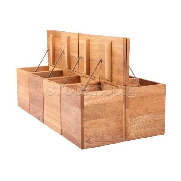 Crew Solid Wood Multi-functional Modular Storage Cube