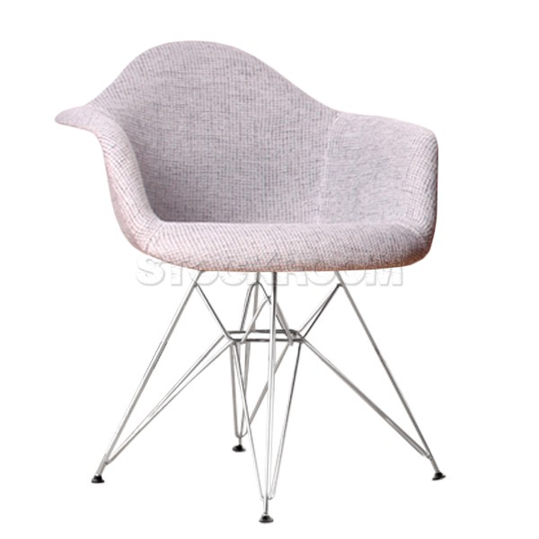 Charles Eames DAR Style Chair - Upholstered - Full Fabric