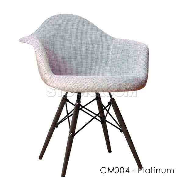 Charles Eames DAW Style Chair - Upholstered - Full Fabric