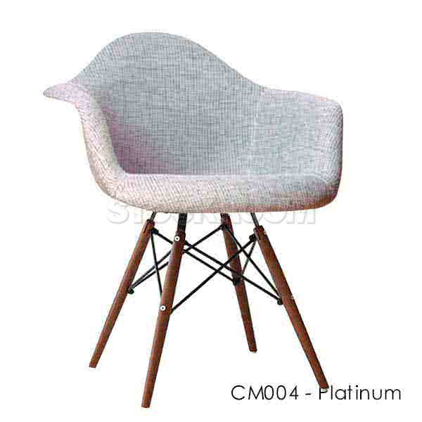 Charles Eames DAW Style Chair - Upholstered - Full Fabric