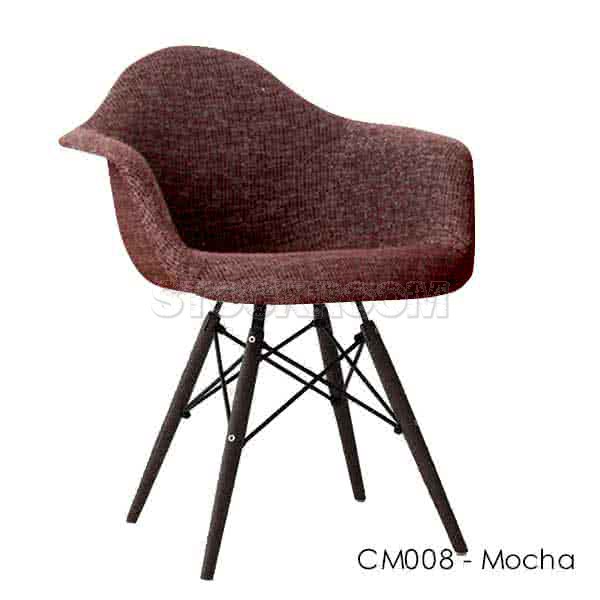 Charles Eames DAW Style Chair - Upholstered - Full Fabric