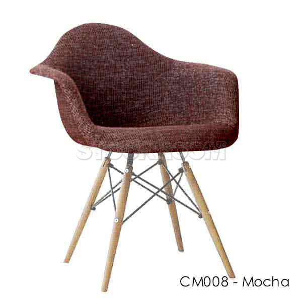 Charles Eames DAW Style Chair - Upholstered - Full Fabric