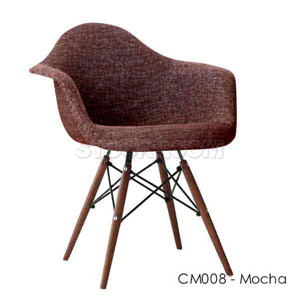 Charles Eames DAW Style Chair - Upholstered - Full Fabric