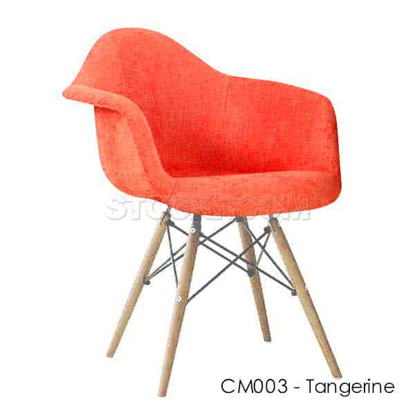 Charles Eames DAW Style Chair - Upholstered - Full Fabric