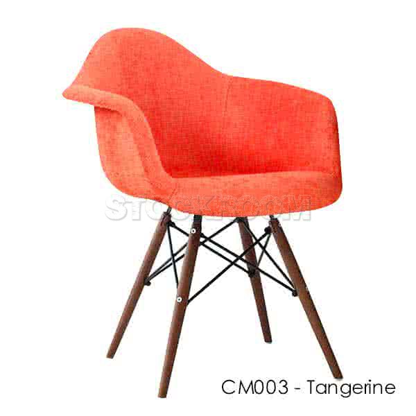 Charles Eames DAW Style Chair - Upholstered - Full Fabric