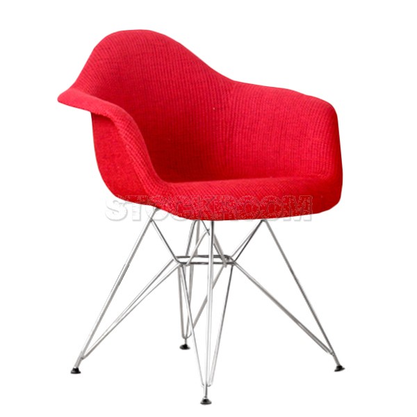 Charles Eames DAR Style Chair - Upholstered - Full Fabric