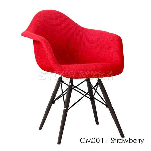 Charles Eames DAW Style Chair - Upholstered - Full Fabric