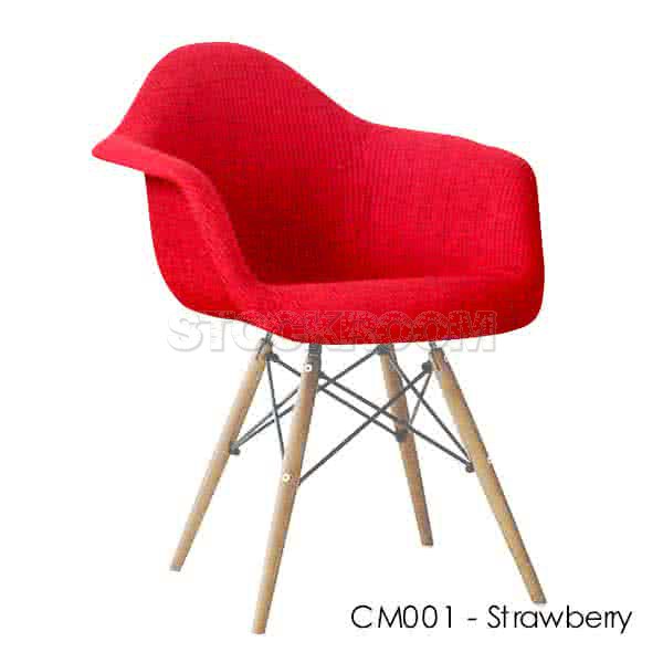 Charles Eames DAW Style Chair - Upholstered - Full Fabric