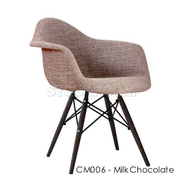 Charles Eames DAW Style Chair - Upholstered - Full Fabric