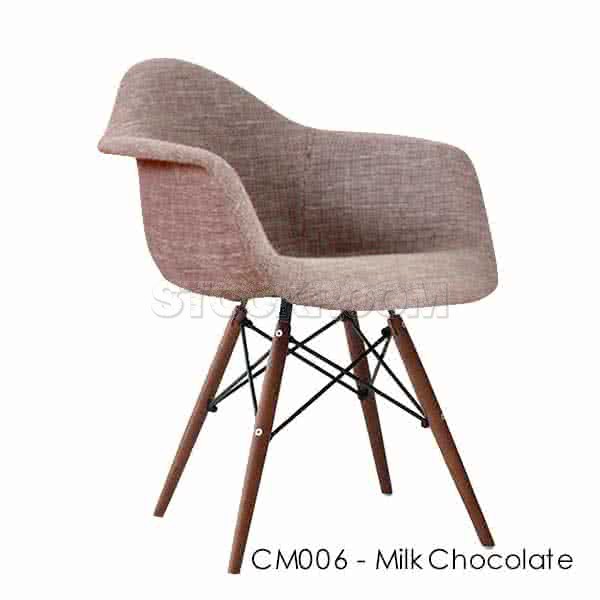 Charles Eames DAW Style Chair - Upholstered - Full Fabric