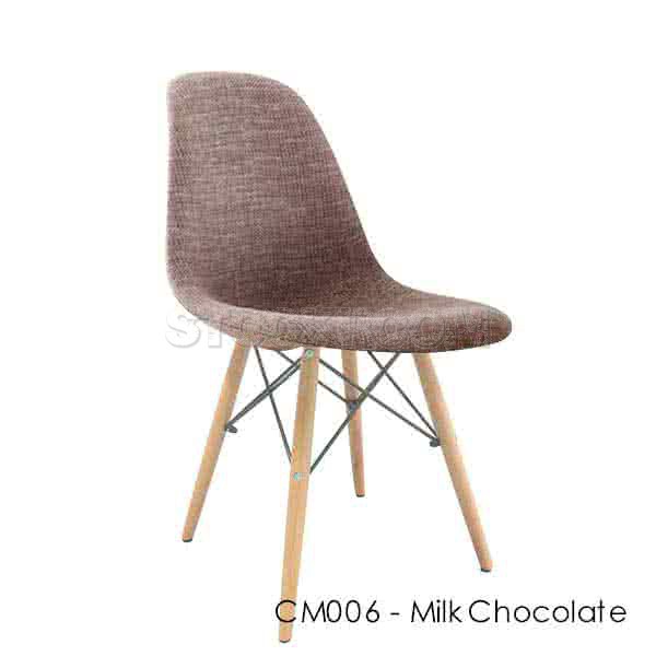 Charles Eames DSW Style Dining Chair - Upholstered - Full Fabric