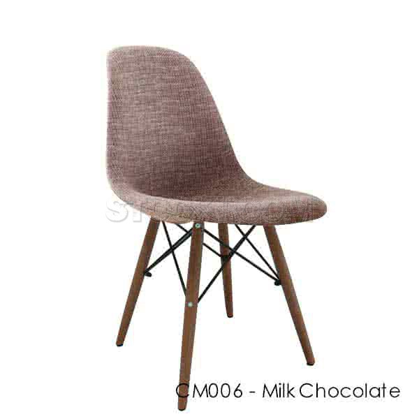 Charles Eames DSW Style Dining Chair - Upholstered - Full Fabric