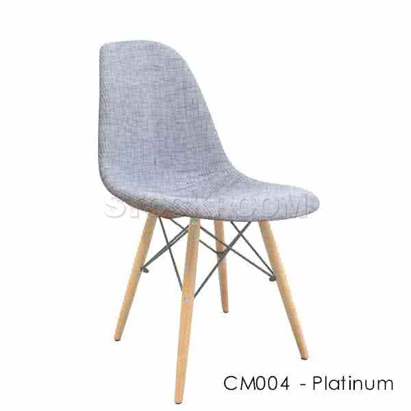 Charles Eames DSW Style Dining Chair - Upholstered - Full Fabric