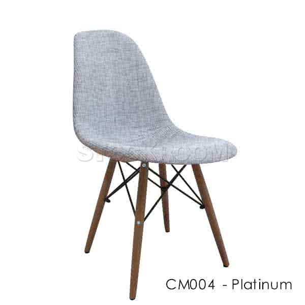 Charles Eames DSW Style Dining Chair - Upholstered - Full Fabric