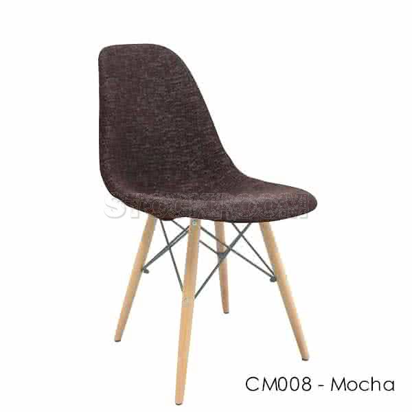 Charles Eames DSW Style Dining Chair - Upholstered - Full Fabric