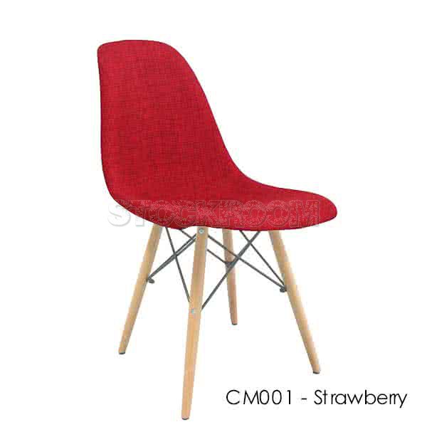 Charles Eames DSW Style Dining Chair - Upholstered - Full Fabric