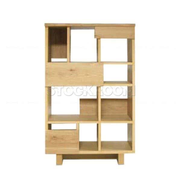 Bennett Solid Oak Wood Double Sided Shelf