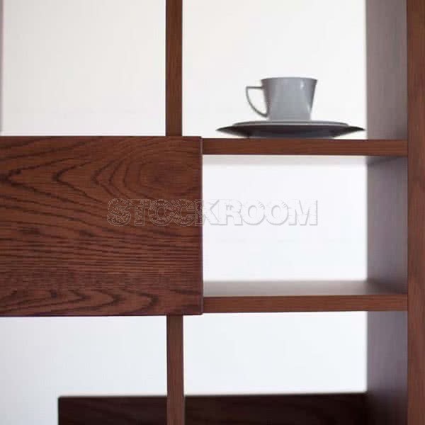 Dennis Solid Oak Wood Sided Shelf