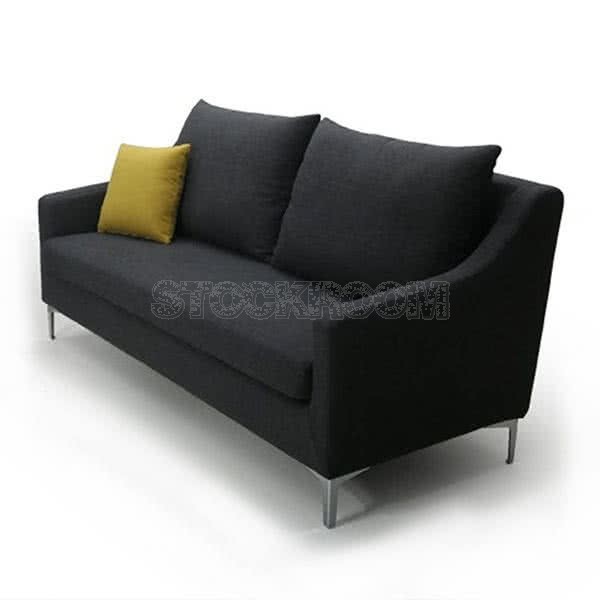 Stockroom Emilio Contemporary Fabric Sofa - More Colors &amp