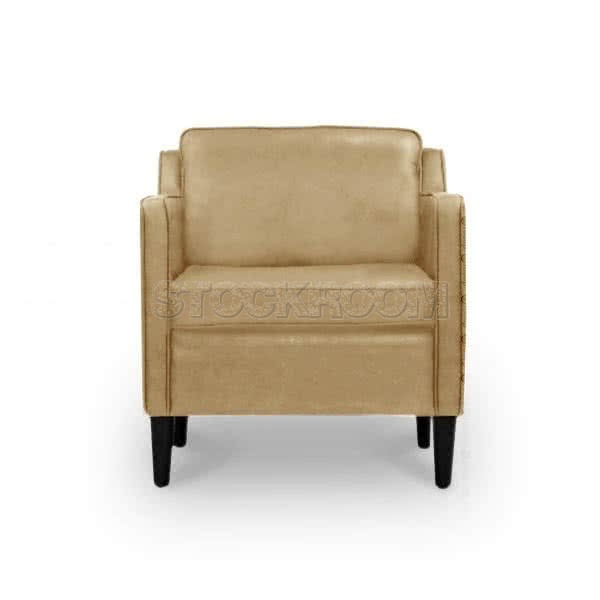 Veronica Contemporary Fabric / Leather Sofa - Single Seater