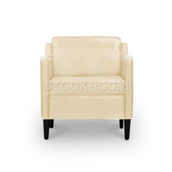 Veronica Contemporary Fabric / Leather Sofa - Single Seater