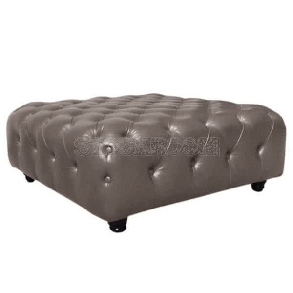 STOCKROOM Chesterfield Sofa Ottoman / Stool