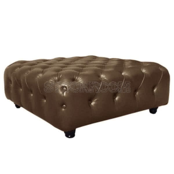 STOCKROOM Chesterfield Sofa Ottoman / Stool