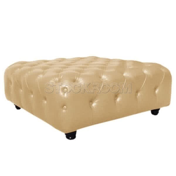 STOCKROOM Chesterfield Sofa Ottoman / Stool