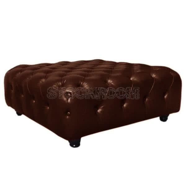 STOCKROOM Chesterfield Sofa Ottoman / Stool