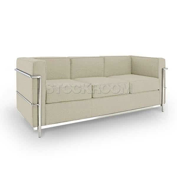 LC2 Petit Confort Style Sofa - 3 Seater