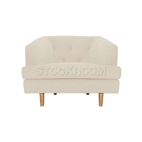 Stockroom Albert Fabric Lounge Chair and Single Seater Sofa