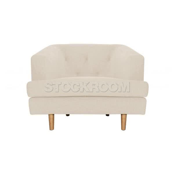 Stockroom Albert Fabric Lounge Chair and Single Seater Sofa