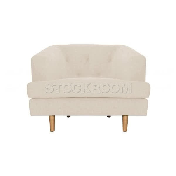 Stockroom Albert Fabric Lounge Chair and Single Seater Sofa