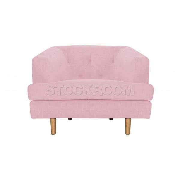 Stockroom Albert Fabric Lounge Chair and Single Seater Sofa