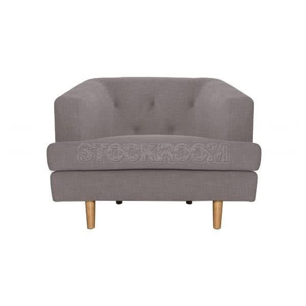 Stockroom Albert Fabric Lounge Chair and Single Seater Sofa