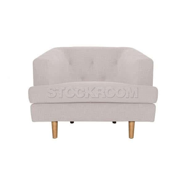 Stockroom Albert Fabric Lounge Chair and Single Seater Sofa