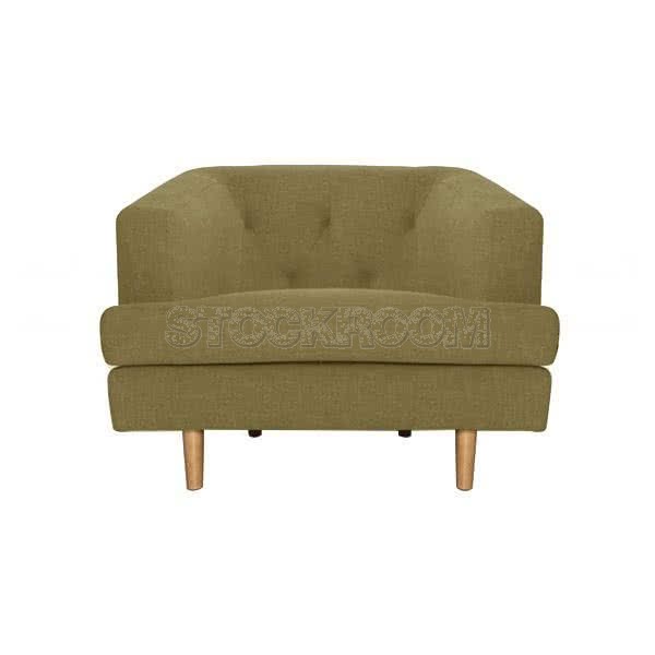 Stockroom Albert Fabric Lounge Chair and Single Seater Sofa