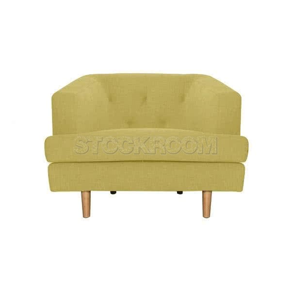 Stockroom Albert Fabric Lounge Chair and Single Seater Sofa