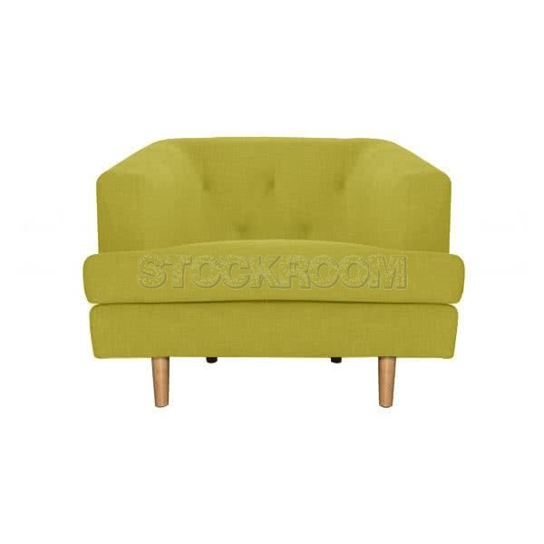 Stockroom Albert Fabric Lounge Chair and Single Seater Sofa
