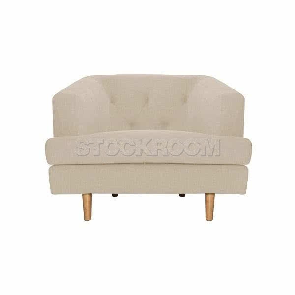 Stockroom Albert Fabric Lounge Chair and Single Seater Sofa