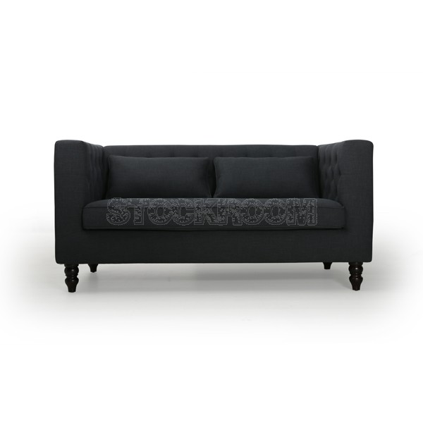 Emerson Fabric/ Leather Sofa 2 Seater
