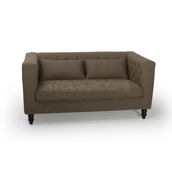 Emerson Fabric/ Leather Sofa 2 Seater